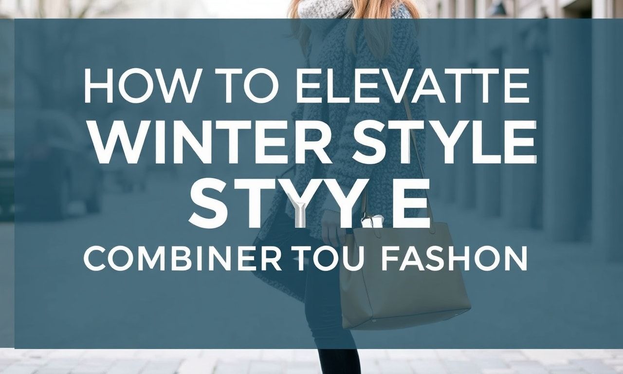 Kışın Stilinizi Nasıl Yükseltebilirsiniz: Konfor ve Moda Bir Arada