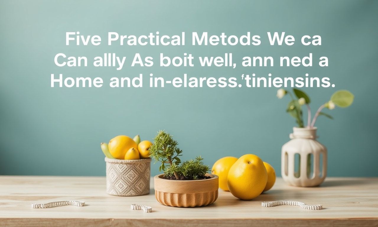 Sağlıklı Yaşam Tarzı: Evimizde ve İlişkilerimizde Uygulayabileceğimiz 5 Pratik Yöntem