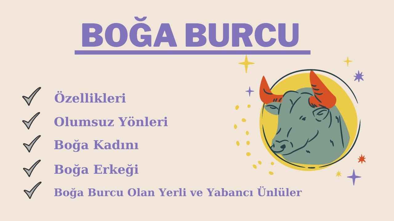 boğa Burcu Özellikleri Nelerdir?